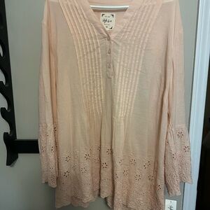 Style & Co Peachy Pink Top ~ xxl